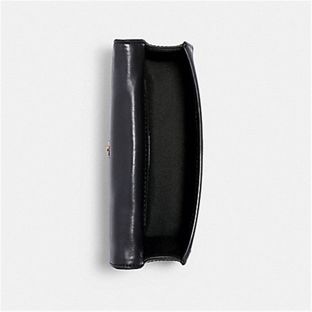 Coach 2664 Flap Belt Bag With Linear Quilting In Black Coach 2664 Flap Belt Bag With Linear Quilting In Black